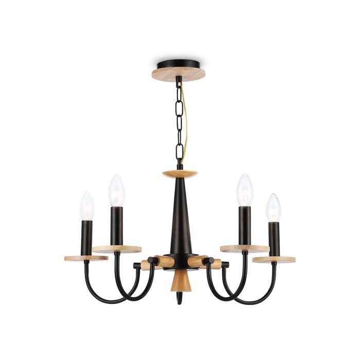 Люстра подвесная Ambrella light, Modern, TR9593, 5хE14, цвет белый, светлое дерево
Люстра подвесная Ambrella light, Modern, TR9593, 5хE14, цвет белый, светлое дерево