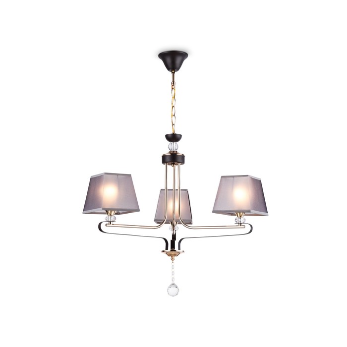 Люстра подвесная с абажуром и хрусталём Ambrella light, Modern, TR4614, 3хE27, цвет кофе, золото
Люстра подвесная с абажуром и хрусталём Ambrella light, Modern, TR4614, 3хE27, цвет кофе, золото