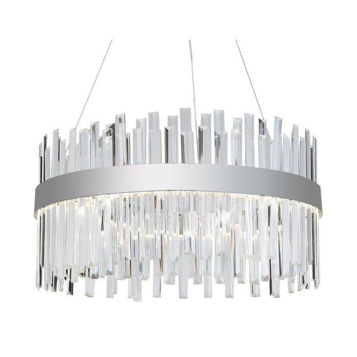Люстра светодиодная подвесная с хрусталём Ambrella light, Traditional, TR5009, LED, 70 Вт, 5250Lum, 3000-6400К, цвет хром
Люстра светодиодная подвесная с хрусталём Ambrella light, Traditional, TR5009, LED, 70 Вт, 5250Lum, 3000-6400К, цвет хром