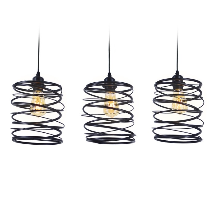 Светильник подвесной в стиле лофт Ambrella light, Traditional, TR8403, 3хE27, цвет чёрный
Светильник подвесной в стиле лофт Ambrella light, Traditional, TR8403, 3хE27, цвет чёрный