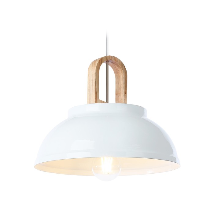 Светильник подвесной в стиле лофт Ambrella light, Traditional, TR8190, E27, цвет белый, светлое дерево
Светильник подвесной в стиле лофт Ambrella light, Traditional, TR8190, E27, цвет белый, светлое дерево