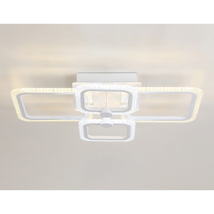 фото Светильник светодиодный потолочный с пультом ambrella light, original, fa5309, 4хled, 62 вт, 4650lum, 3000-6400к, цвет белый