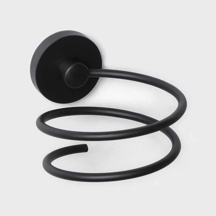 фото Держатель для фена штольц stölz loft basic, цвет чёрный