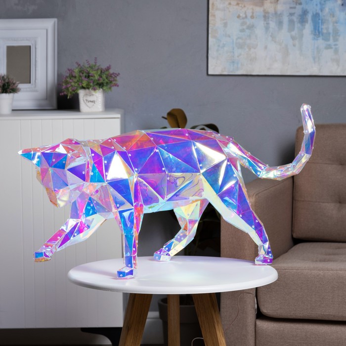 Светодиодная фигура «Кошка» 92 × 48 × 40 см, пластик, 220 В, свечение белое
Светодиодная фигура «Кошка» 92 × 48 × 40 см, пластик, 220 В, свечение белое