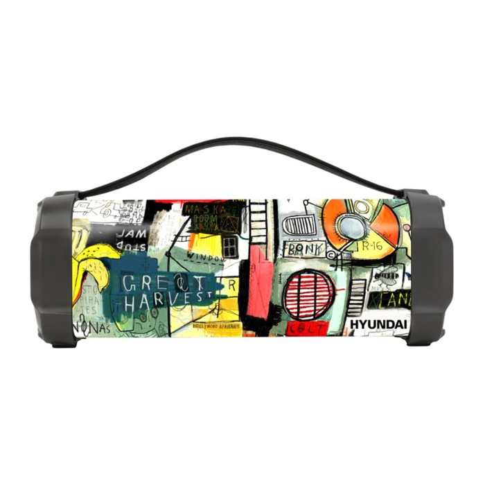 фото Колонка порт. hyundai h-pac440 черный 9w 1.0 bt/3.5jack/usb 10м 1500mah