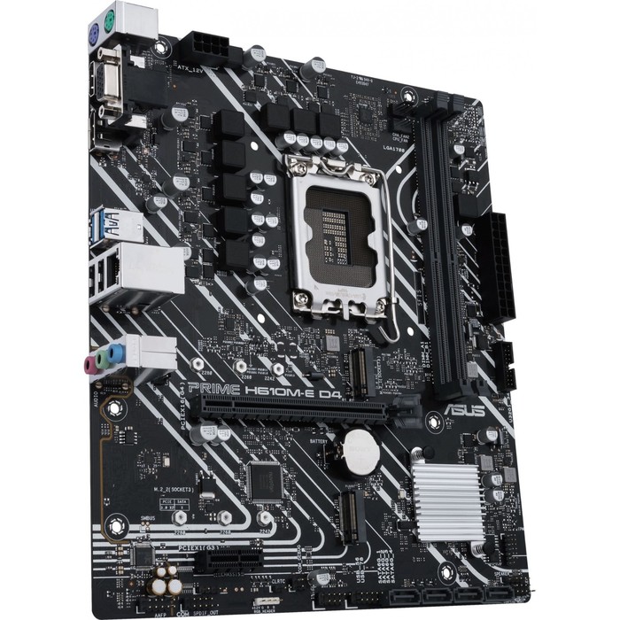 Материнская плата Asus PRIME H610M-E D4 Soc-1700 Intel H610 2xDDR4 mATX AC`97 8ch(7.1) GbLAN 10044
Материнская плата Asus PRIME H610M-E D4 Soc-1700 Intel H610 2xDDR4 mATX AC`97 8ch(7.1) GbLAN 10044