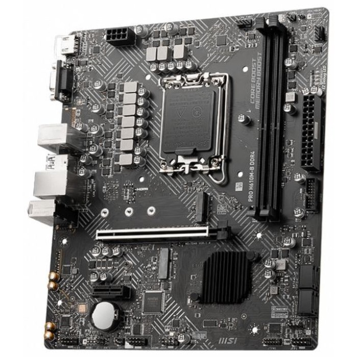 Материнская плата MSI PRO H610M-B DDR4 Soc-1700 Intel H610 2xDDR4 mATX AC`97 8ch(7.1) GbLAN+ 10044
Материнская плата MSI PRO H610M-B DDR4 Soc-1700 Intel H610 2xDDR4 mATX AC`97 8ch(7.1) GbLAN+ 10044