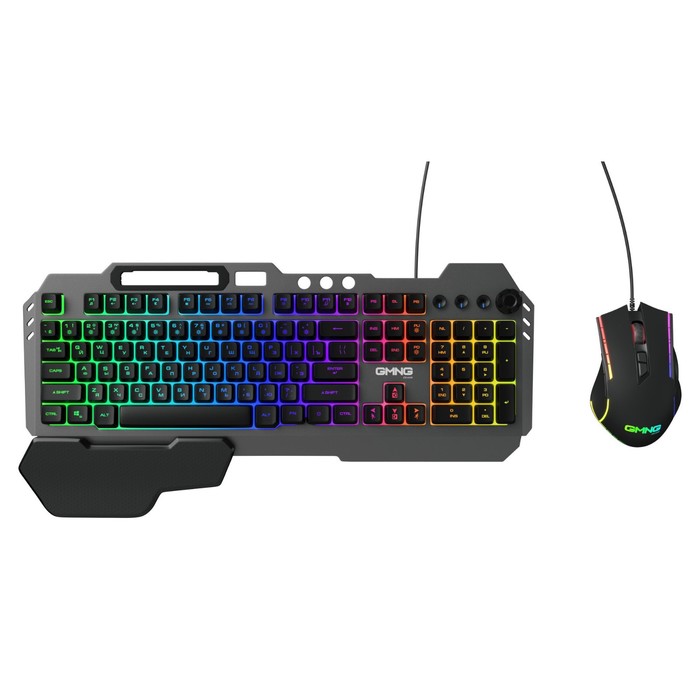 Клавиатура + мышь Оклик 700GMK клав:черный мышь:черный USB Multimedia LED (1533156)
Клавиатура + мышь Оклик 700GMK клав:черный мышь:черный USB Multimedia LED (1533156)