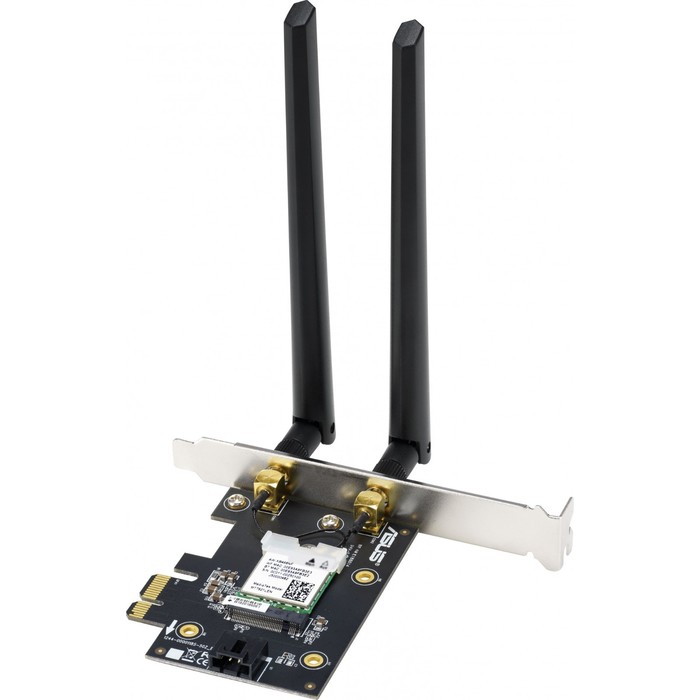 Сетевой адаптер WiFi + Bluetooth Asus PCE-AX1800 AX1800 PCI Express (ант.внеш.съем) 2ант.
Сетевой адаптер WiFi + Bluetooth Asus PCE-AX1800 AX1800 PCI Express (ант.внеш.съем) 2ант.