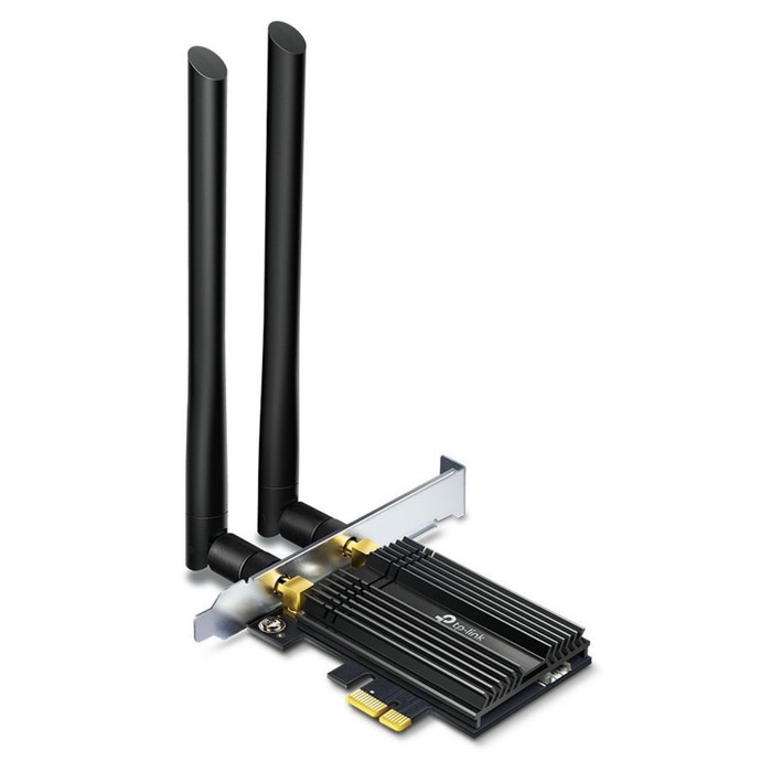 Сетевой адаптер WiFi + Bluetooth TP-Link Archer TX50E AX3000 PCI Express (ант.внеш.несъем.) 100471
Сетевой адаптер WiFi + Bluetooth TP-Link Archer TX50E AX3000 PCI Express (ант.внеш.несъем.) 100471