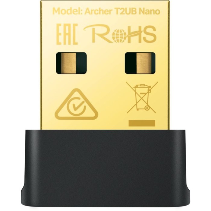 Сетевой адаптер WiFi TP-Link Archer T2UB Nano AC600 USB 2.0 (ант.внутр.) 1ант.
Сетевой адаптер WiFi TP-Link Archer T2UB Nano AC600 USB 2.0 (ант.внутр.) 1ант.