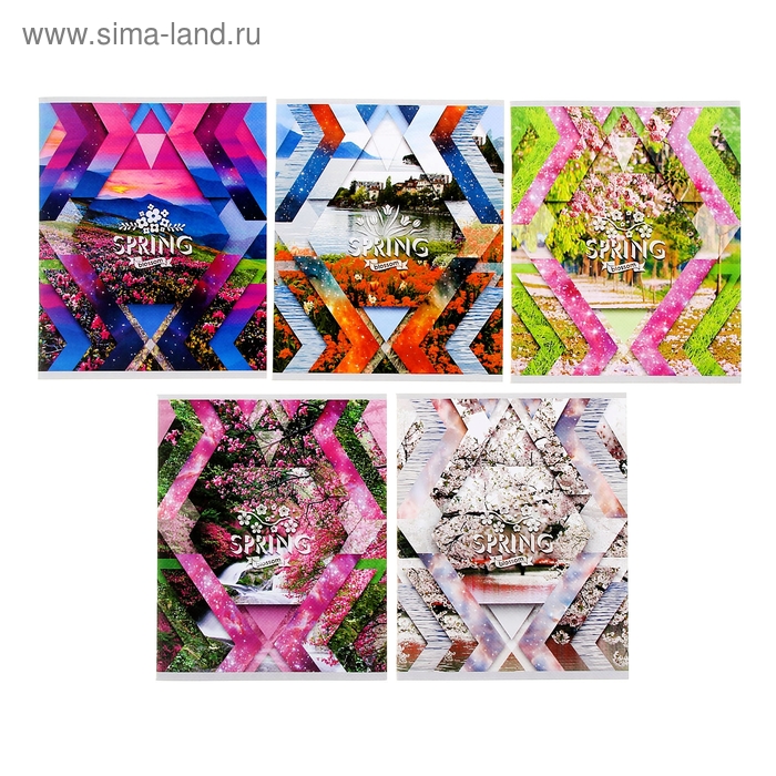 Тетрадь 48 листов в клетку «Весна», картонная обложка, тиснение, МИКС
Тетрадь 48 листов в клетку «Весна», картонная обложка, тиснение, МИКС