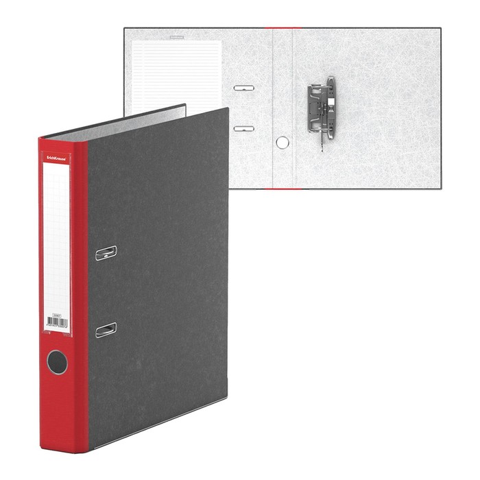 Папка-регистратор А4, 50мм, ErichKrause, Original Pro, мрамор, красная, карман на корешок, нижний метал. кант, собранная 
Папка-регистратор А4, 50мм, ErichKrause, Original Pro, мрамор, красная, карман на корешок, нижний метал. кант, собранная