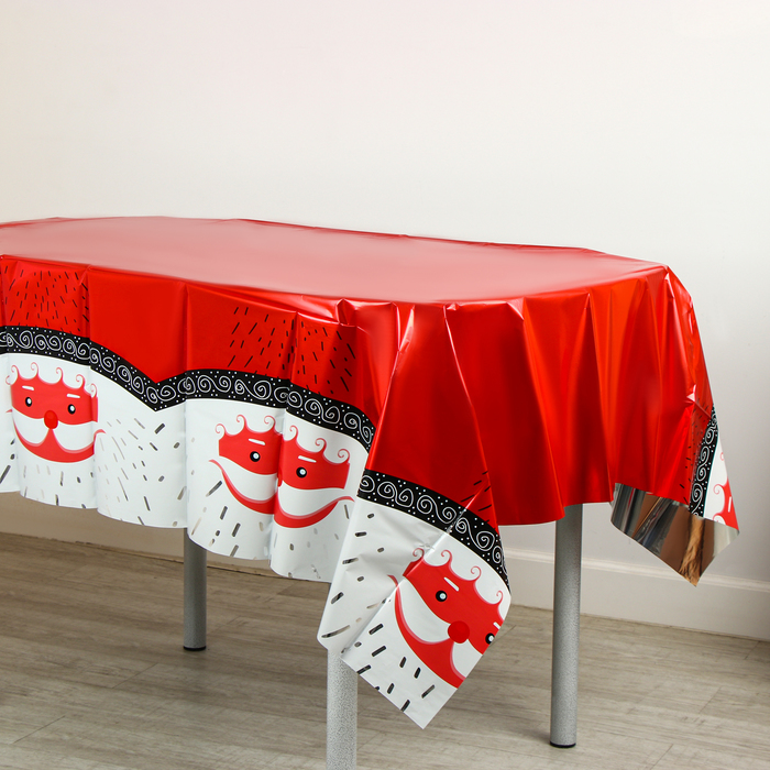 фото Скатерть «дед мороз», 137 × 183 см страна карнавалия