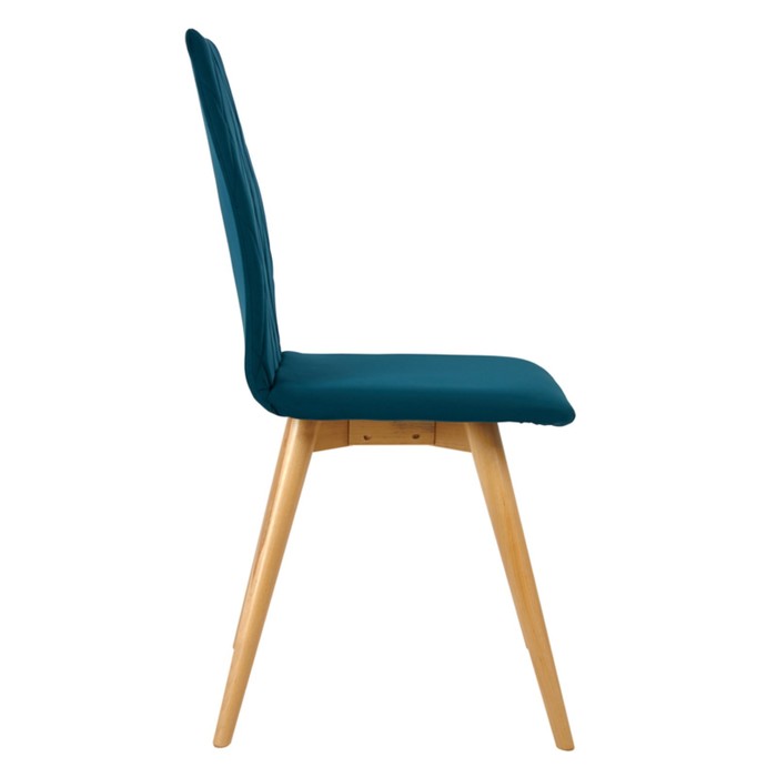 фото Стул обеденный polini home rio sd, цвет тёмно-бирюзовый-натуральный