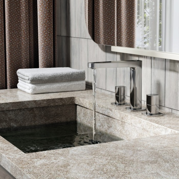 фото Смеситель для раковины wasserkraft naab 8635, двухвентильный, встраиваемый, латунь