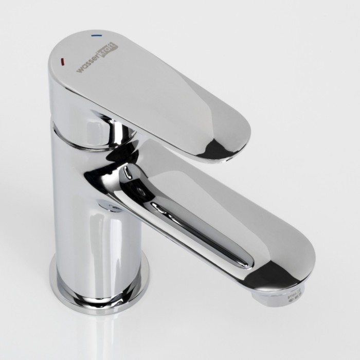 фото Смеситель для раковины wasserkraft vils 5603, однорычажный, латунь, хром