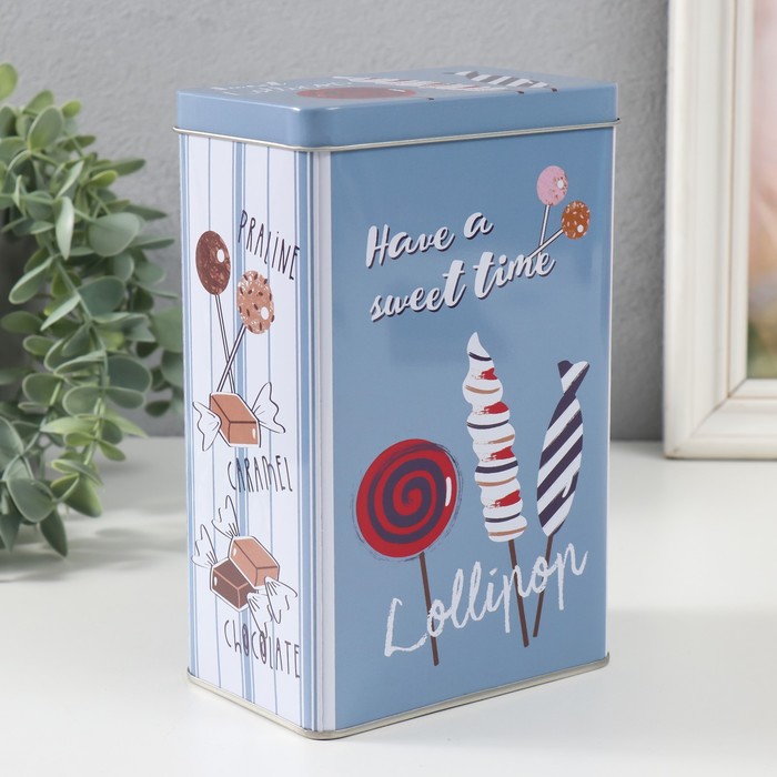 Шкатулка металл прямоугольная "Леденцы" 7,8х12,2х18,6 см 
Шкатулка металл прямоугольная "Леденцы" 7,8х12,2х18,6 см