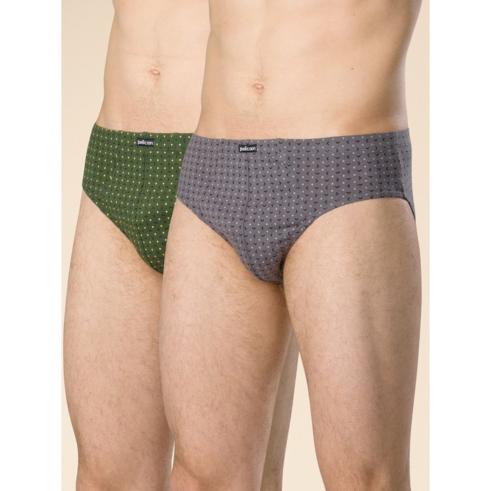 Трусы мужские, размер 48, цвет зелёный, тёмно-серый, 2 шт 
Трусы мужские, размер 48, цвет зелёный, тёмно-серый, 2 шт