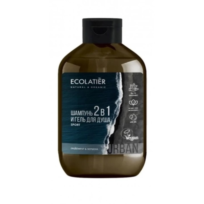 Гель для душа и шампунь Ecolatier Urban «Грейпфрут & вербена», 2 в 1, 600 мл
Гель для душа и шампунь Ecolatier Urban «Грейпфрут & вербена», 2 в 1, 600 мл