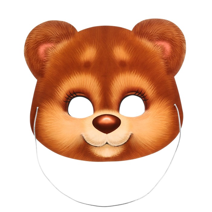 Маска новогодняя "Мишка" глиттер, 25,2х17,4 см 
Маска новогодняя "Мишка" глиттер, 25,2х17,4 см