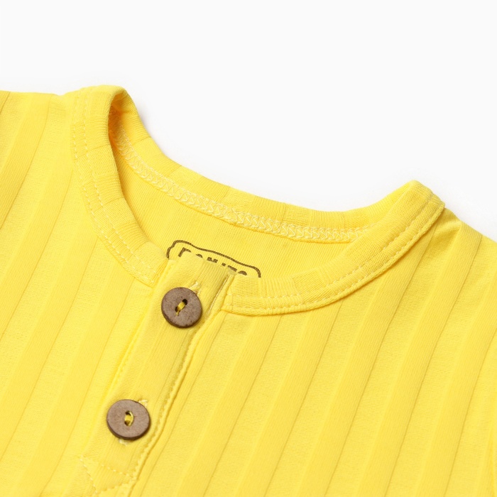 фото Лонгслив детский, цвет жёлтый, рост 68 см bonito