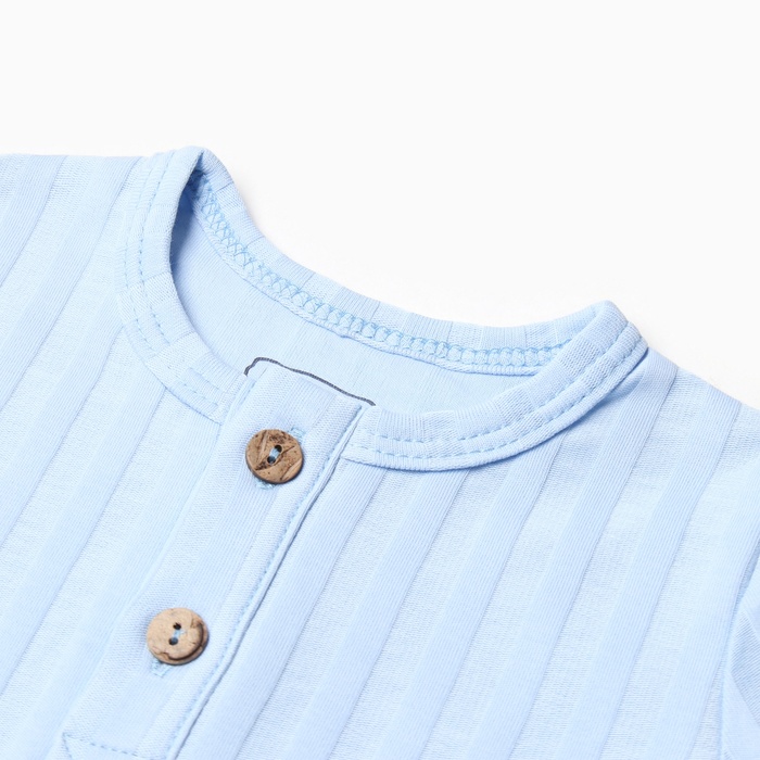 фото Лонгслив детский, цвет светло-голубой, рост 68 см bonito