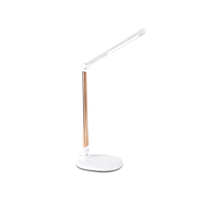 Светодиодная настольная лампа с беспроводной зарядкой Ambrella light, Desk, DE525, LED, 7 Вт, 280Lum, 3000-6400К, цвет золото
Светодиодная настольная лампа с беспроводной зарядкой Ambrella light, Desk, DE525, LED, 7 Вт, 280Lum, 3000-6400К, цвет золото