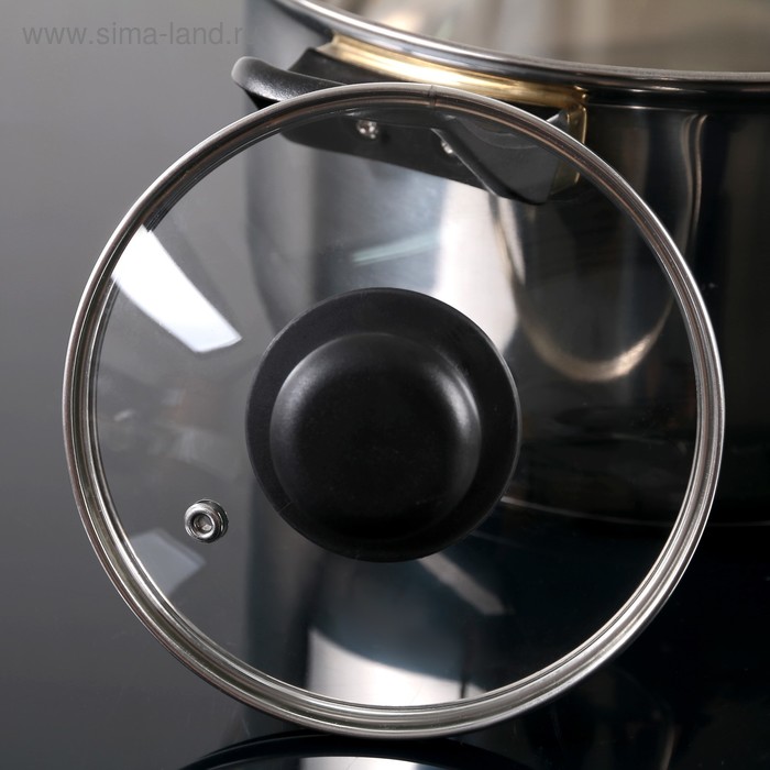 Крышка для сковороды и кастрюли стеклянная, d=14 см, с прикручивающейся пластиковой ручкой
Крышка для сковороды и кастрюли стеклянная, d=14 см, с прикручивающейся пластиковой ручкой