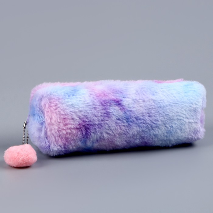 фото Пенал школьный мягкий, 19 × 7 см, сиреневый цвет milo toys