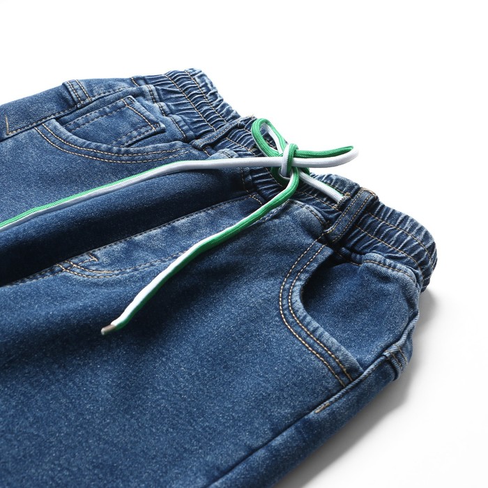 фото Джинсы для мальчика, начёс, цвет синий, рост 140-146 см veresk