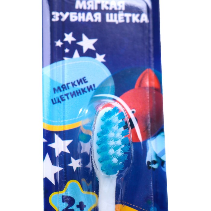фото Детская зубная щетка bambolina ми-ми-мишки " космонавт" мягкая 2+