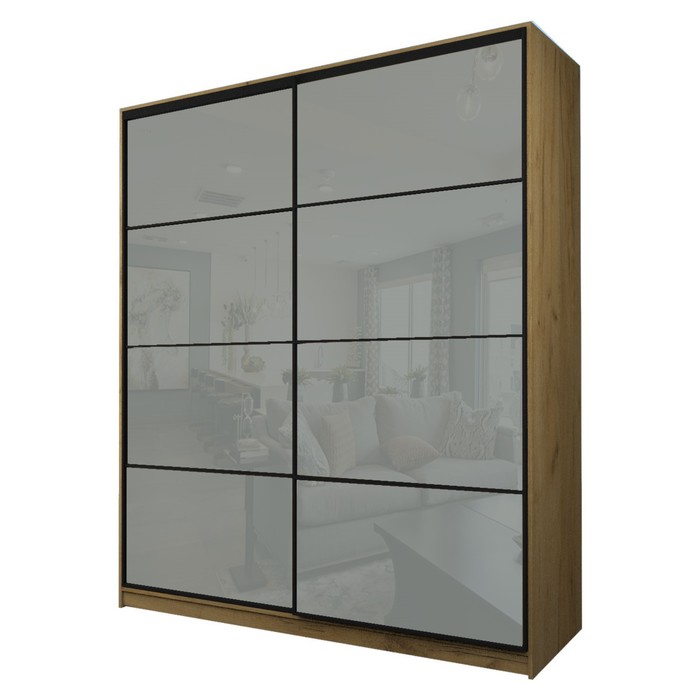 Шкаф-купе 2-х дверный Max 2/22, 2200×600×2300 мм, цвет дуб крафт золотой / стекло светло-серое
Шкаф-купе 2-х дверный Max 2/22, 2200×600×2300 мм, цвет дуб крафт золотой / стекло светло-серое