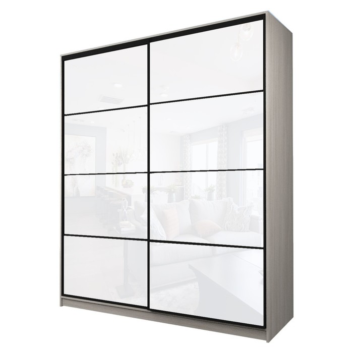 Шкаф-купе 2-х дверный Max 2/22, 2200×600×2300 мм, цвет ясень шимо светлый / стекло белое
Шкаф-купе 2-х дверный Max 2/22, 2200×600×2300 мм, цвет ясень шимо светлый / стекло белое