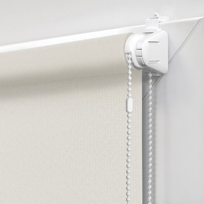 фото Рулонная штора «бонд», 37х160 см, цвет крем эскар