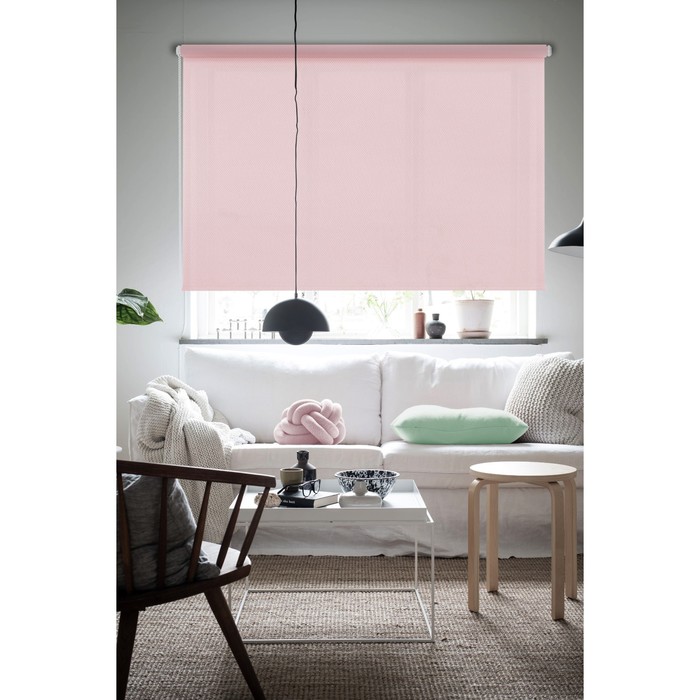 фото Рулонная штора «бонд», 68х160 см, цвет нюдовый эскар