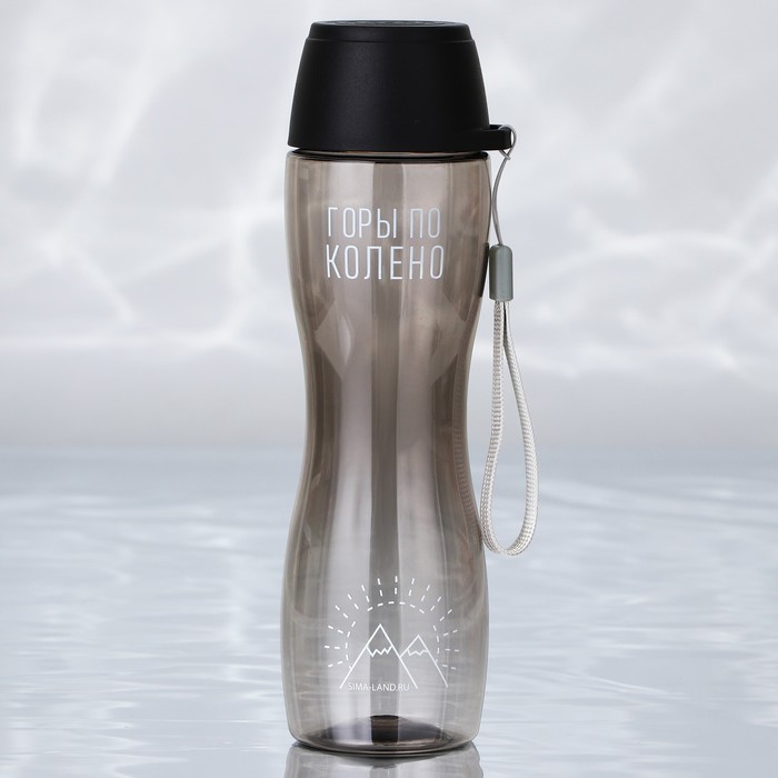 фото Бутылка для воды «горы по колено», 460 мл svoboda voli