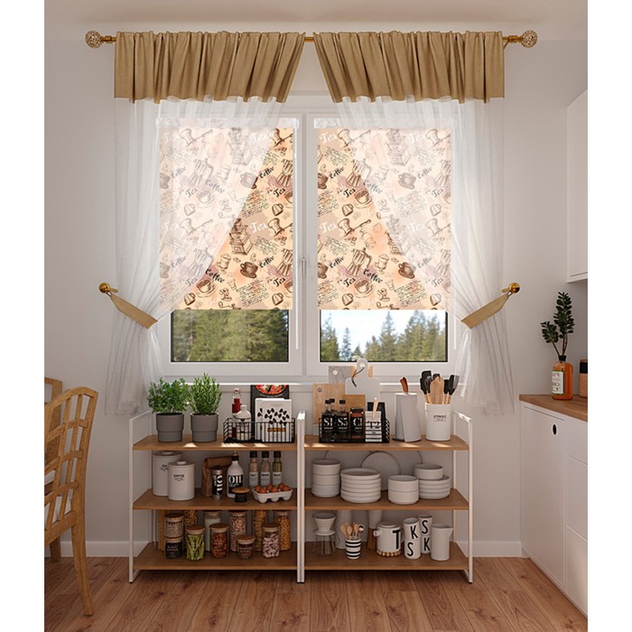 фото Штора рулонная «бона», 47х170 см legrand