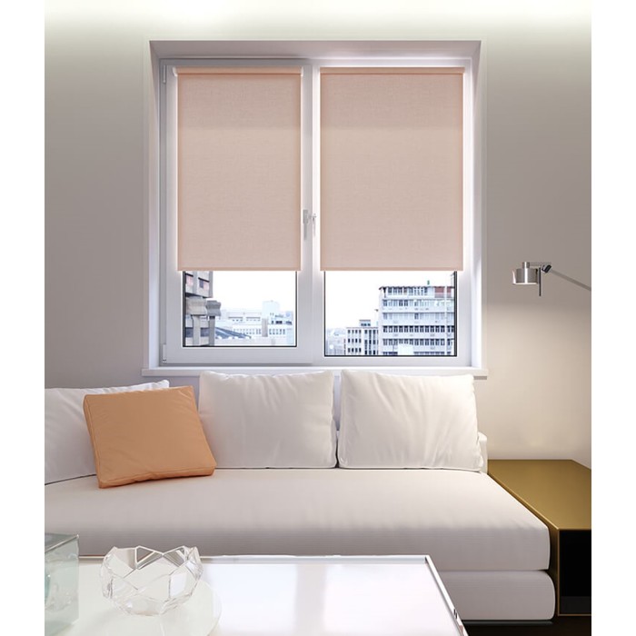 фото Штора рулонная «декор», 80,5х175 см, цвет персик legrand