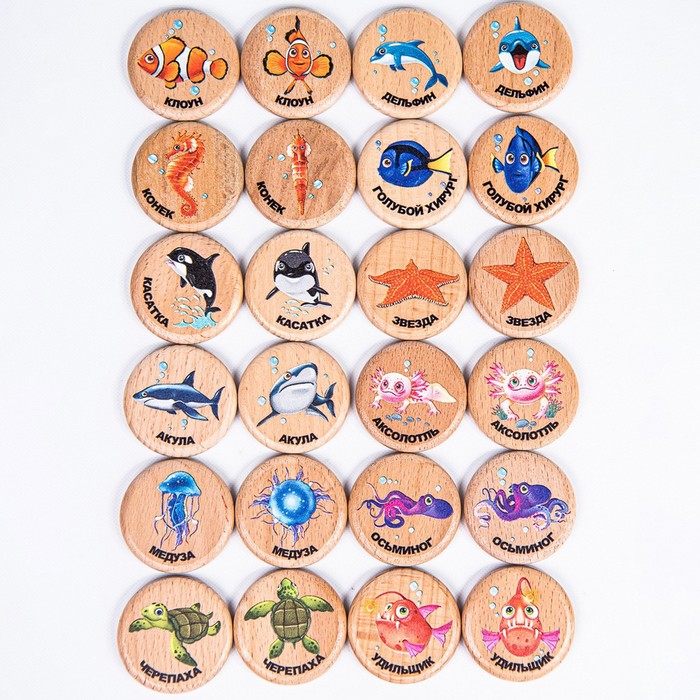 фото Мини-мемори «водный мир», в подарочном тубусе zartoy