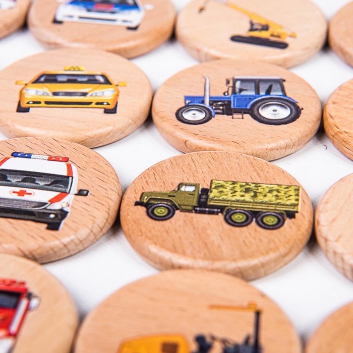 фото Мини-мемори «транспорт», в подарочном тубусе zartoy