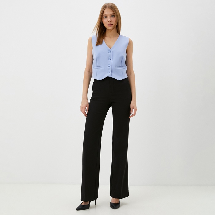 фото Жилет женский mist: classic collection р. 42, голубой