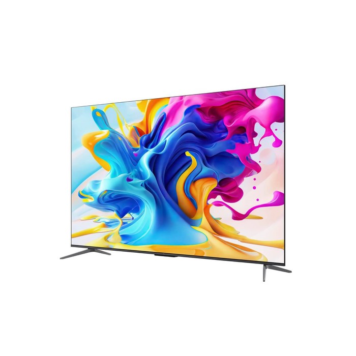 фото Телевизор tcl 75c647, 75", 3840x2160, dvb-t2/c/s/s2, hdmi 3, usb 1, smarttv, чёрный