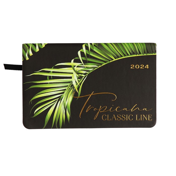 Планинг карманный датированный 2024 года, 155х95 мм, 64 листа deVENTE.Tropicana, мягкая обложка из искусственной кожи, тиснение фольгой, ляссе, блок 70 г/м2
Планинг карманный датированный 2024 года, 155х95 мм, 64 листа deVENTE.Tropicana, мягкая обложка из искусственной кожи, тиснение фольгой, ляссе, блок 70 г/м2