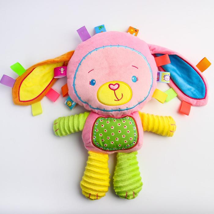 Подвеска мягкая с погремушкой «Зайчик» на кроватку/коляску, 33 см
Подвеска мягкая с погремушкой «Зайчик» на кроватку/коляску, 33 см