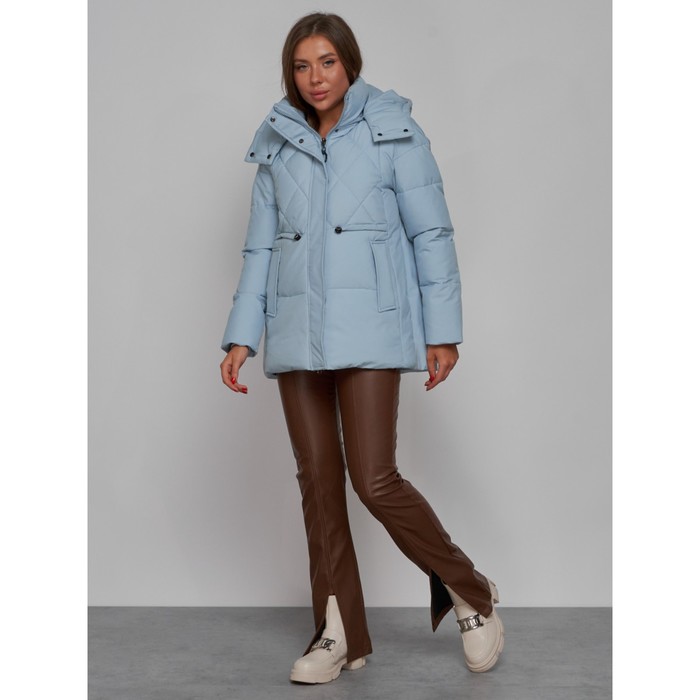 фото Куртка зимняя женская, размер 46, цвет голубой mtforce
