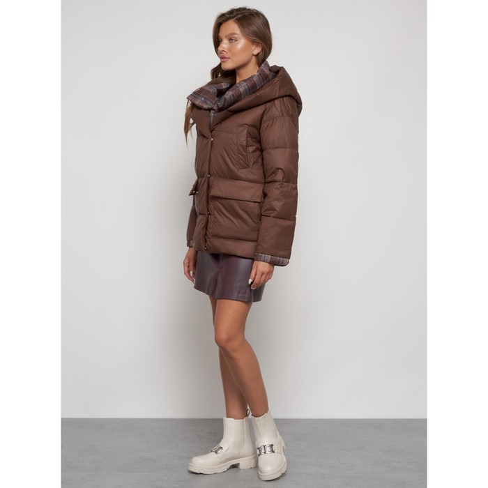 фото Куртка зимняя женская, размер 52, цвет коричневый mtforce