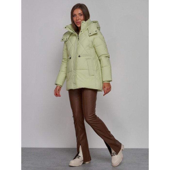 фото Куртка зимняя женская, размер 42, цвет салатовый mtforce