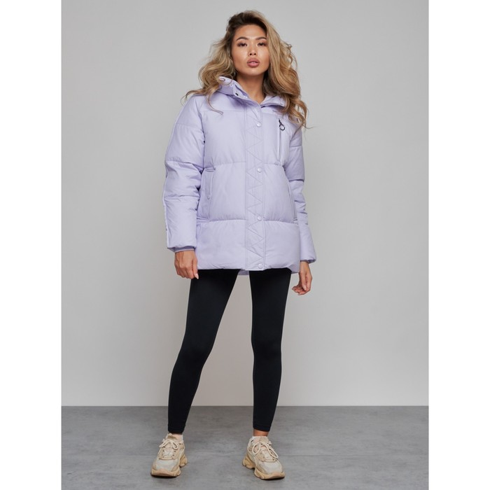 фото Куртка зимняя женская, размер 42, цвет фиолетовый mtforce