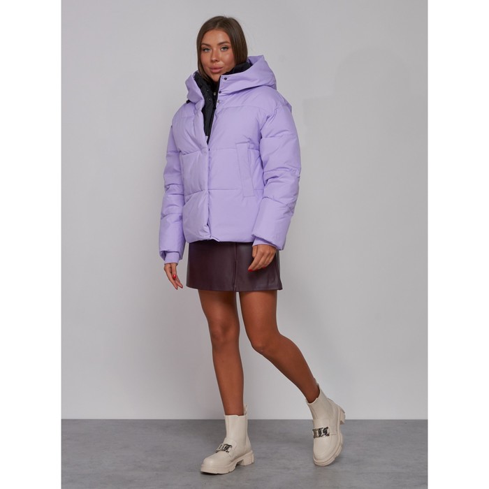 фото Куртка зимняя женская, размер 48, цвет фиолетовый mtforce